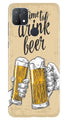 Drink Beer Mobile Back Case for Oppo A15s (Design - 328)