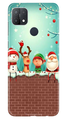 Santa Claus Mobile Back Case for Oppo A15s (Design - 334)