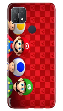 Mario Mobile Back Case for Oppo A15s (Design - 337)