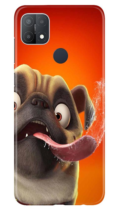 Dog Mobile Back Case for Oppo A15s (Design - 343)
