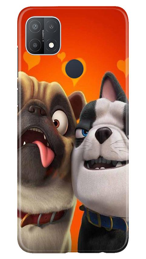 Dog Puppy Mobile Back Case for Oppo A15s (Design - 350)