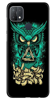 Owl Mobile Back Case for Oppo A15s (Design - 358)