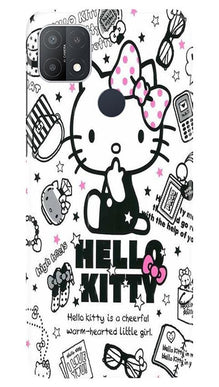 Hello Kitty Mobile Back Case for Oppo A15s (Design - 361)