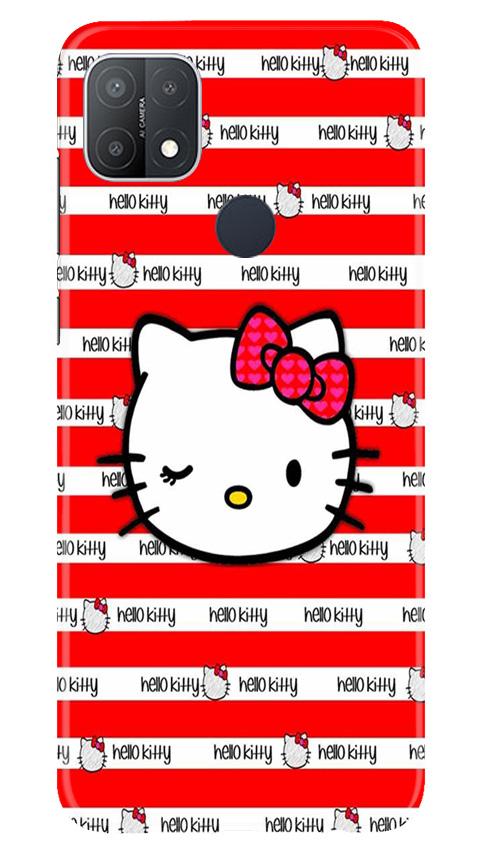 Hello Kitty Mobile Back Case for Oppo A15s (Design - 364)