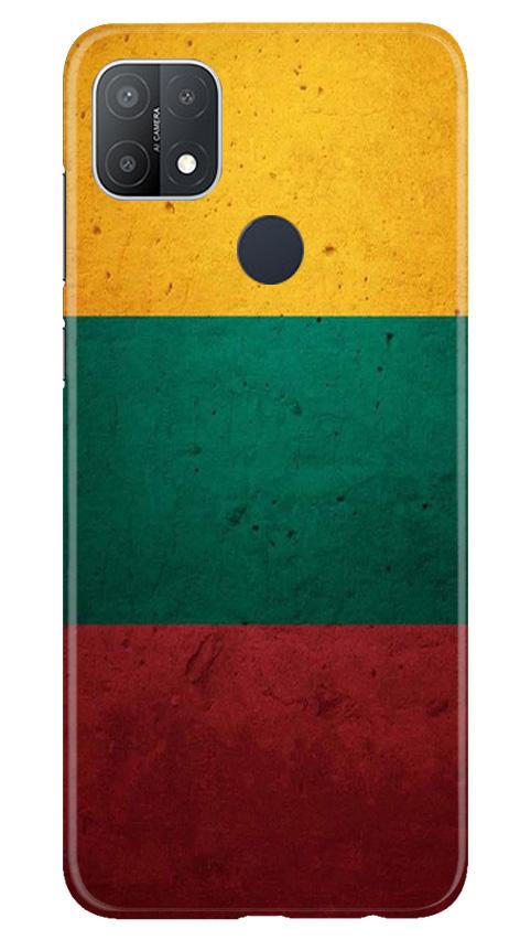 Color Pattern Mobile Back Case for Oppo A15s (Design - 374)