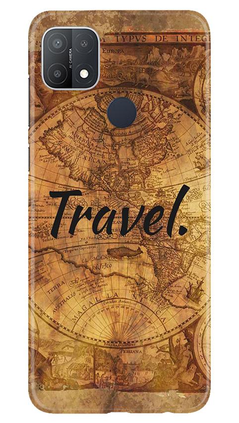 Travel Mobile Back Case for Oppo A15s (Design - 375)