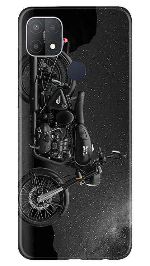 Royal Enfield Mobile Back Case for Oppo A15s (Design - 381)