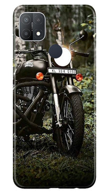 Royal Enfield Mobile Back Case for Oppo A15s (Design - 384)