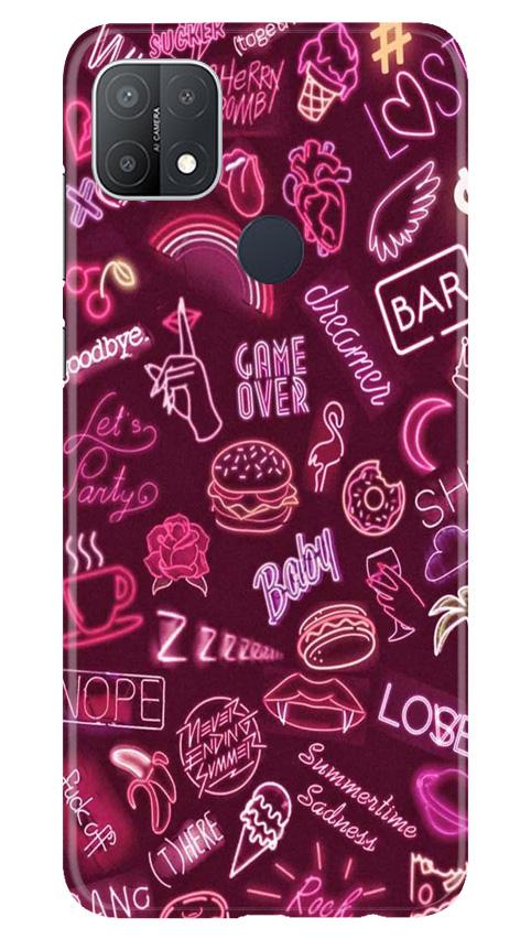 Party Theme Mobile Back Case for Oppo A15s (Design - 392)