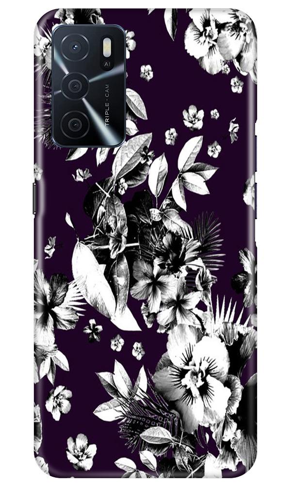 white flowers Case for Oppo A16