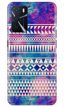 Modern Art Mobile Back Case for Oppo A16 (Design - 8)