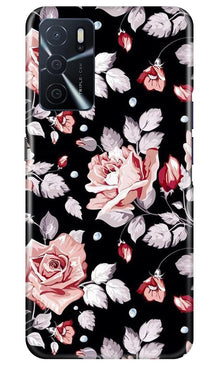Pink rose Mobile Back Case for Oppo A16 (Design - 12)