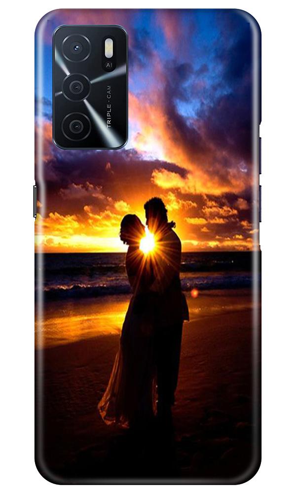 Couple Sea shore Case for Oppo A16