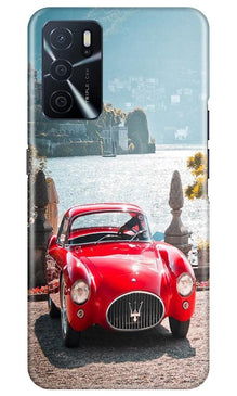 Vintage Car Mobile Back Case for Oppo A16 (Design - 51)