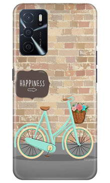 Happiness Mobile Back Case for Oppo A16 (Design - 53)