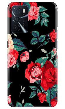 Red Rose2 Mobile Back Case for Oppo A16 (Design - 81)
