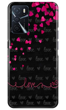 Love in Air Mobile Back Case for Oppo A16 (Design - 89)