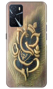 Lord Ganesha Mobile Back Case for Oppo A16 (Design - 100)
