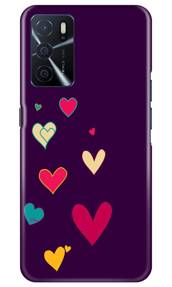 Purple Background Case for Oppo A16(Design - 107)