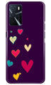 Purple Background Case for Oppo A16  (Design - 107)