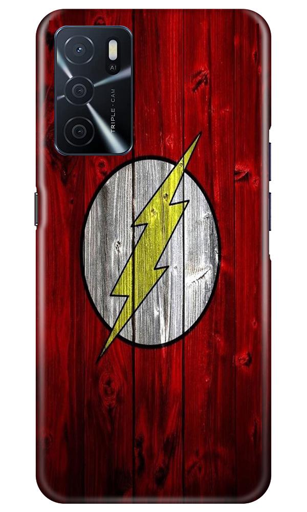 Flash Superhero Case for Oppo A16  (Design - 116)
