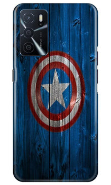 Captain America Superhero Mobile Back Case for Oppo A16  (Design - 118)
