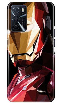 Iron Man Superhero Mobile Back Case for Oppo A16  (Design - 122)