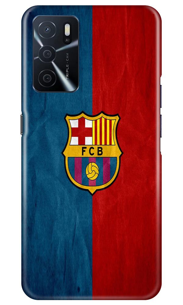 FCB Football Case for Oppo A16  (Design - 123)