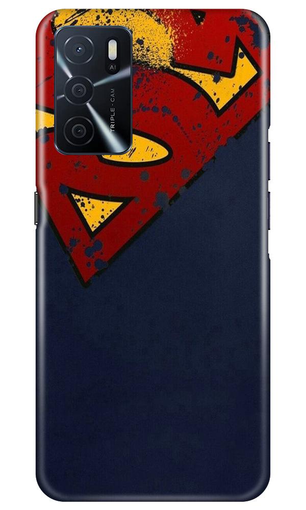 Superman Superhero Case for Oppo A16  (Design - 125)