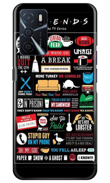 Friends Mobile Back Case for Oppo A16  (Design - 145)