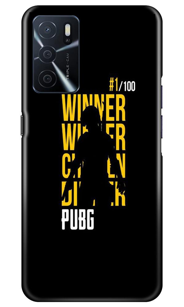 Pubg Winner Winner Case for Oppo A16  (Design - 177)