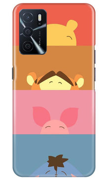 Cartoon Mobile Back Case for Oppo A16 (Design - 183)