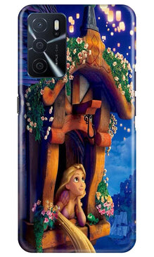 Cute Girl Mobile Back Case for Oppo A16 (Design - 198)