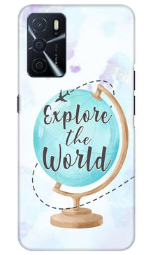 Explore the World Mobile Back Case for Oppo A16 (Design - 207)
