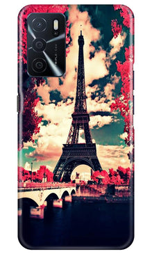 Eiffel Tower Mobile Back Case for Oppo A16 (Design - 212)