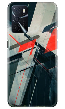 Modern Art Mobile Back Case for Oppo A16 (Design - 231)