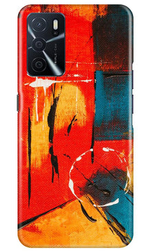 Modern Art Mobile Back Case for Oppo A16 (Design - 239)