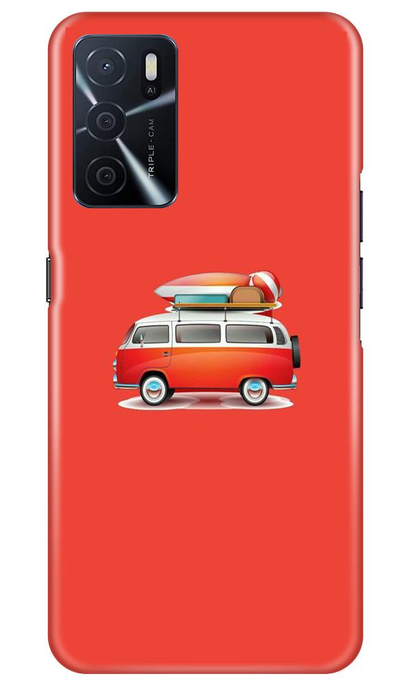 Travel Bus Case for Oppo A16 (Design No. 258)