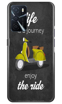 Life is a Journey Mobile Back Case for Oppo A16 (Design - 261)