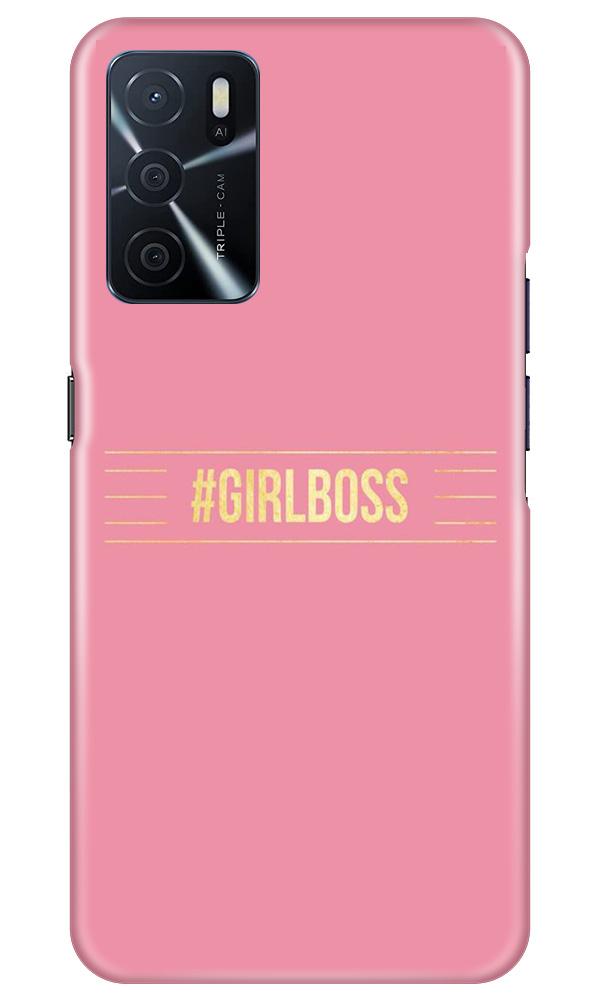 Girl Boss Pink Case for Oppo A16 (Design No. 263)