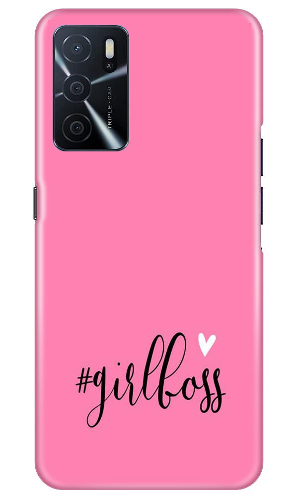 Girl Boss Pink Case for Oppo A16 (Design No. 269)