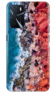 Sea Shore Mobile Back Case for Oppo A16 (Design - 273)