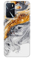 Marble Texture Mobile Back Case for Oppo A16 (Design - 310)