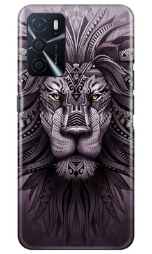 Lion Mobile Back Case for Oppo A16 (Design - 315)