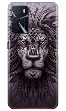 Lion Mobile Back Case for Oppo A16 (Design - 315)