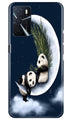Panda Moon Mobile Back Case for Oppo A16 (Design - 318)