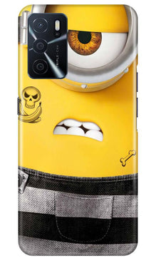 Minion Mobile Back Case for Oppo A16 (Design - 324)