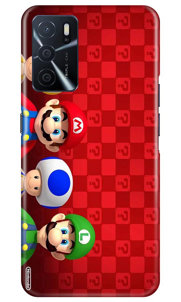 Mario Mobile Back Case for Oppo A16 (Design - 337)