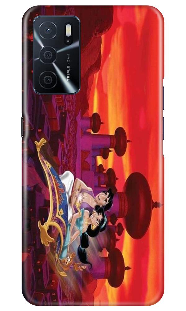 Aladdin Mobile Back Case for Oppo A16 (Design - 345)