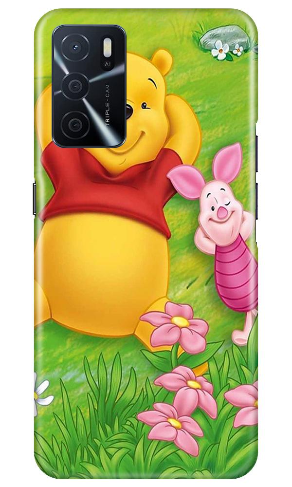 Winnie The Pooh Mobile Back Case for Oppo A16 (Design - 348)